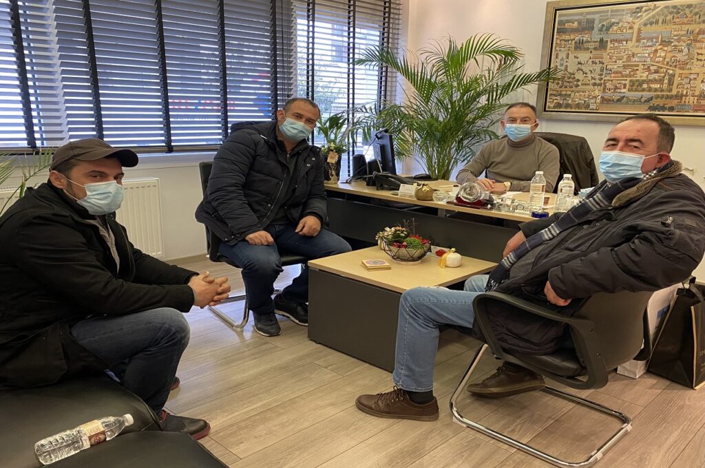 Με τον Σύλλογο Τευτλοπαραγωγών Λάρισας ο Χρήστος Κέλλας