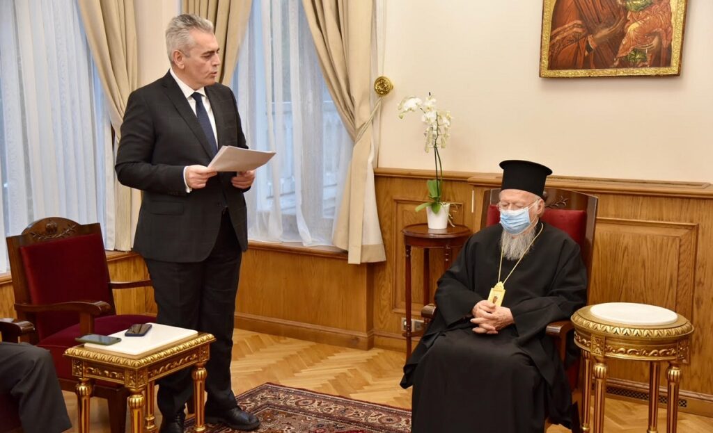 Μ. Χαρακόπουλος προς τον Οικουμενικό Πατριάρχη: «Η ποιμαντορία σας εξέπεμψε φως ελπίδας»